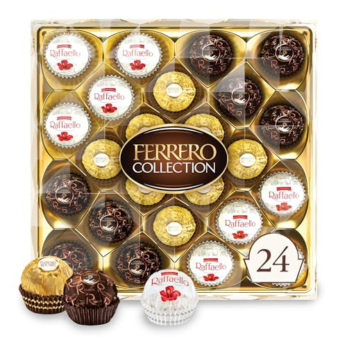 Ferrero Collection, Premium Assorted, Hazelnut, Dark Chocolate and Coconut, 24 Count Treats, 6.1 oz | Amazon (US)