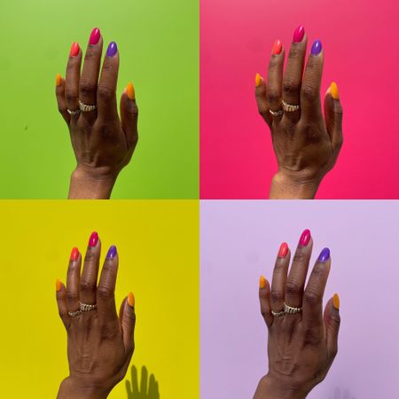 DIY Colourful Almond Press-On Nails 💅🏾 

#LTKeurope #LTKstyletip #LTKSeasonal