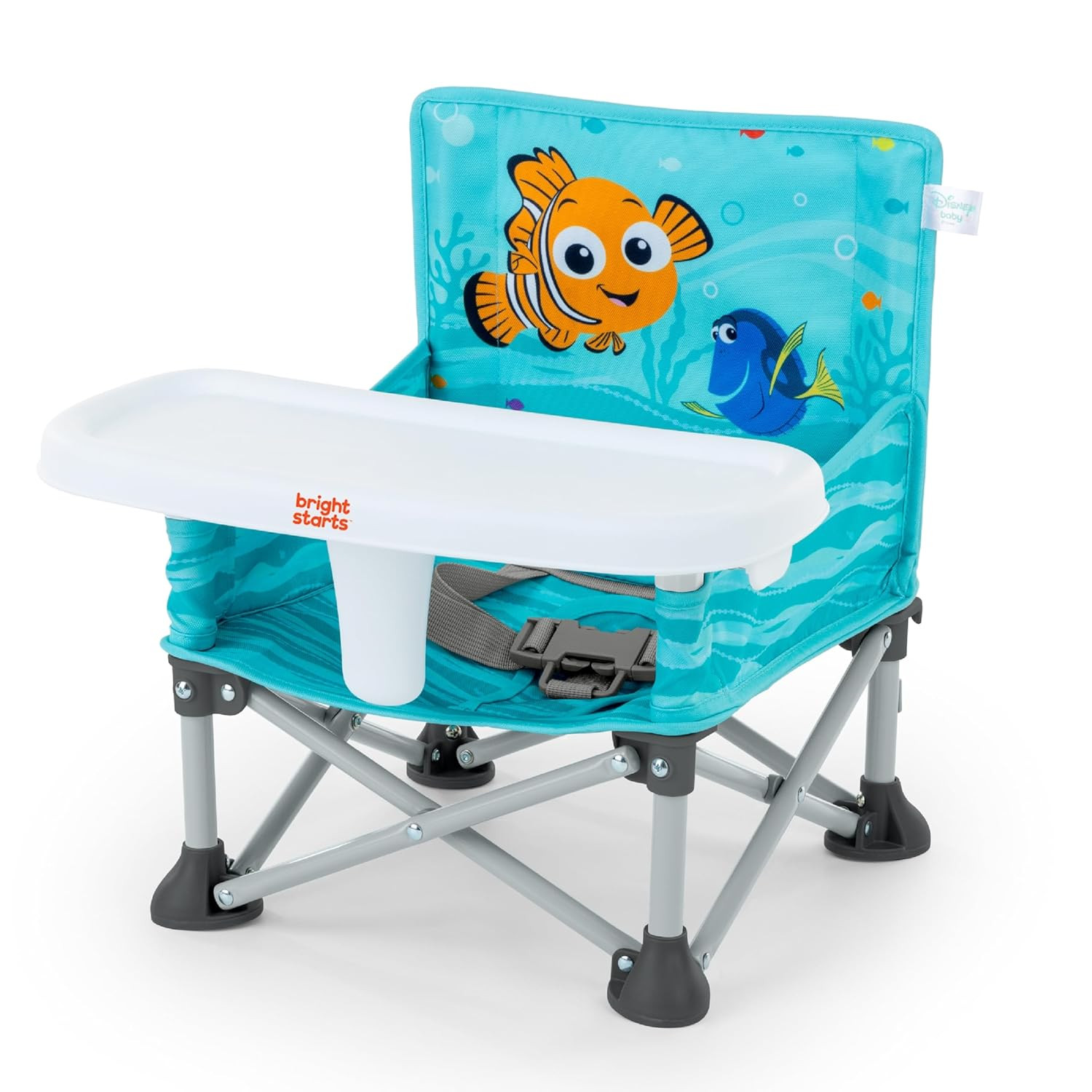 Bright Starts Disney Finding Nemo Pop 'N Sit Portable Booster, Indoor/Outdoor Use, Floor Seat wit... | Amazon (US)
