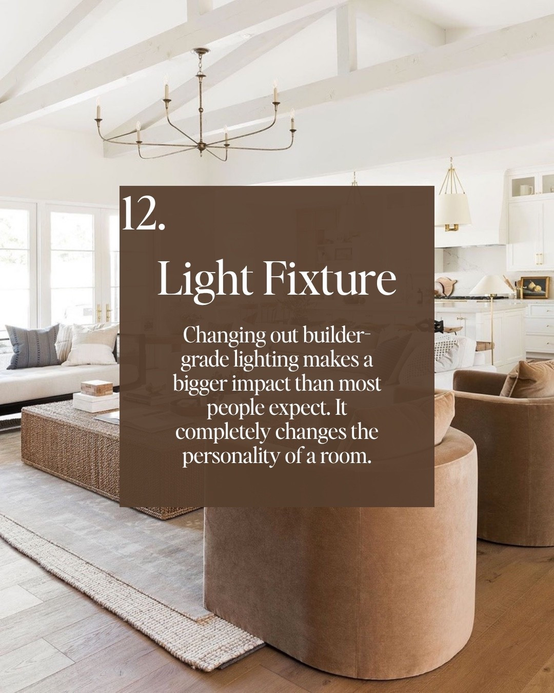 Light fixtures!