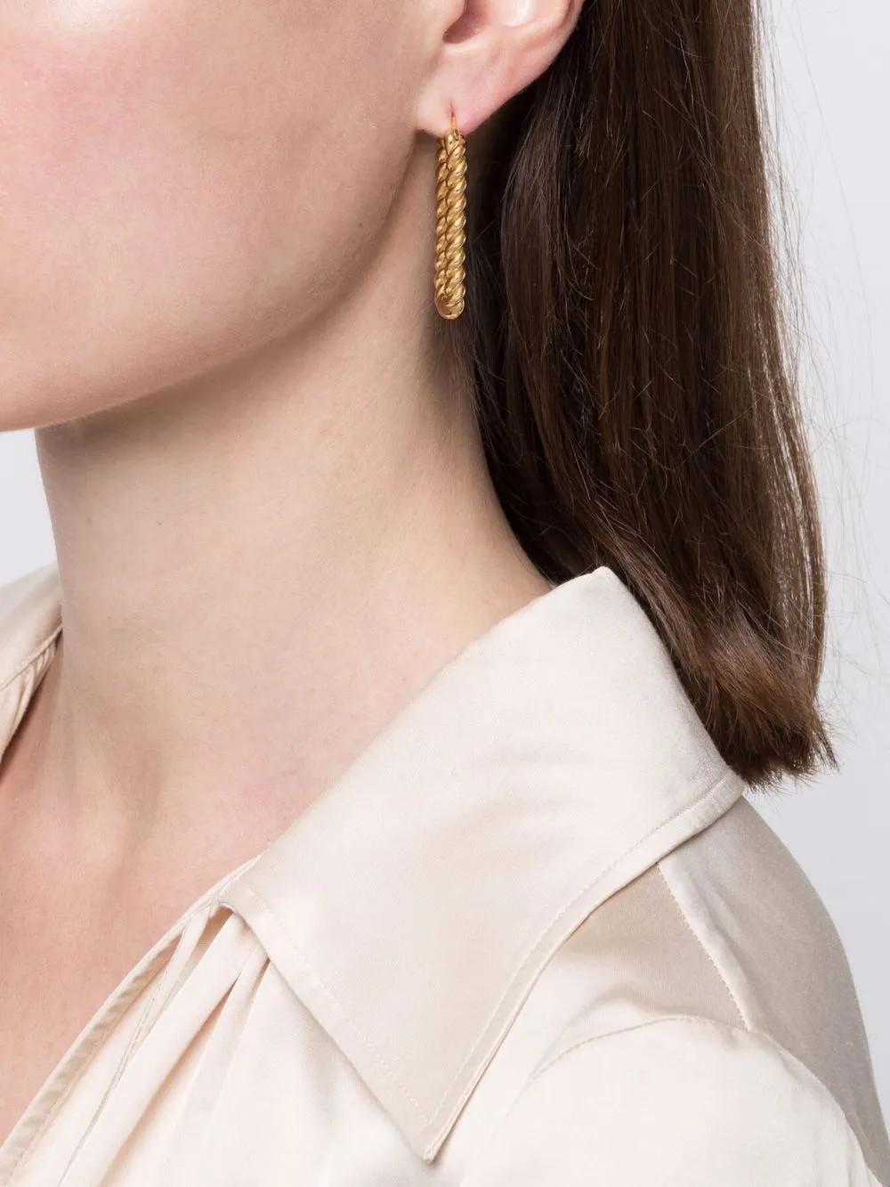 Missoma Tidal Ovate Hoop Earrings - Farfetch | Farfetch Global