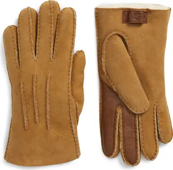 UGG® Genuine Shearling Tech Gloves | Nordstrom | Nordstrom