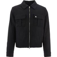 Amiri Men's Black Wool Outerwear Jacket | Stylemyle (US)
