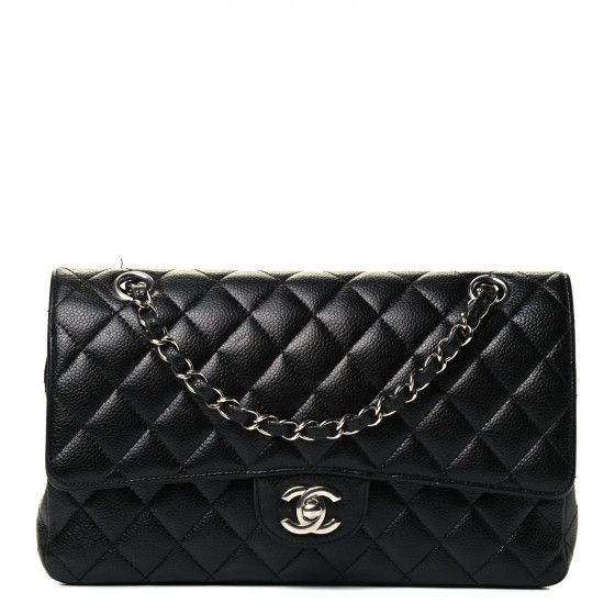 CHANEL

Caviar Quilted Medium Double Flap Black | Fashionphile