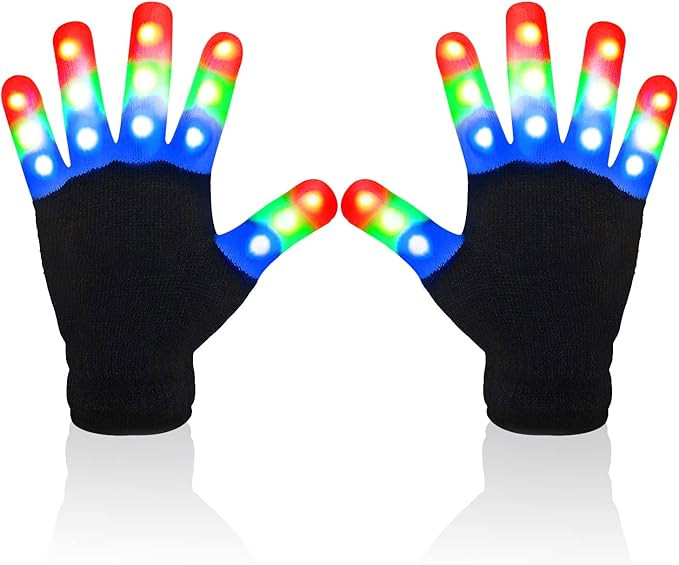 Amazon.com: Stegosaurus LED Gloves for Kids, Led Flashlight Gloves for Kids LED Light Up Gloves f... | Amazon (US)