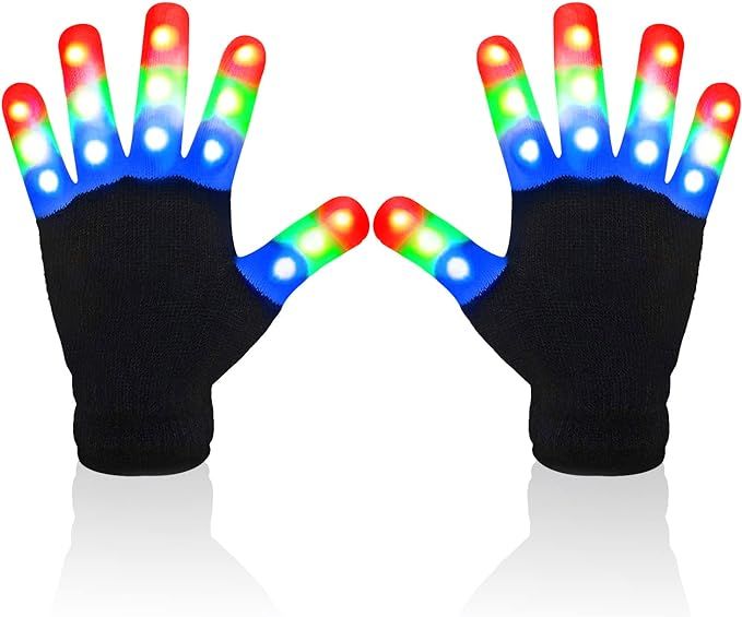 Amazon.com: Stegosaurus LED Gloves for Kids, Led Flashlight Gloves for Kids LED Light Up Gloves f... | Amazon (US)