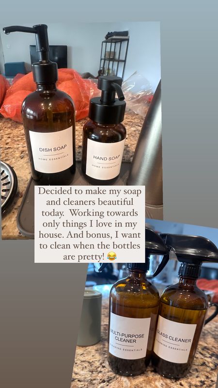 Beautiful cleaning items make me happy! 

Amazon find, kitchen finds, cleaning supplies, home decor 

These would even make great gifts, if you filled them with a lovely scented soap! 

#LTKhome #LTKGiftGuide #LTKunder50