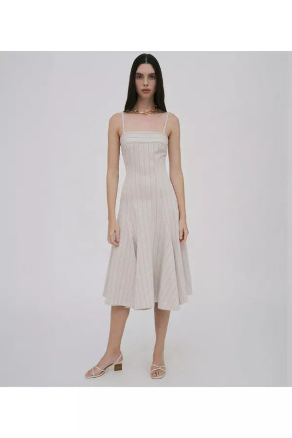 Fitted Godet Dress by Rosetta Getty | The Mile