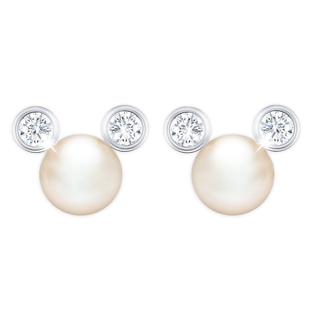 Mickey Mouse Pearl Earrings by CRISLU | Disney Store