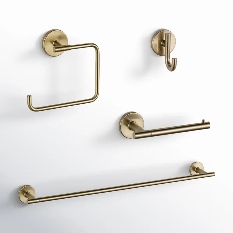 Delta Trinsic Delta 4 Piece Bathroom Hardware Set & Reviews | Wayfair | Wayfair North America