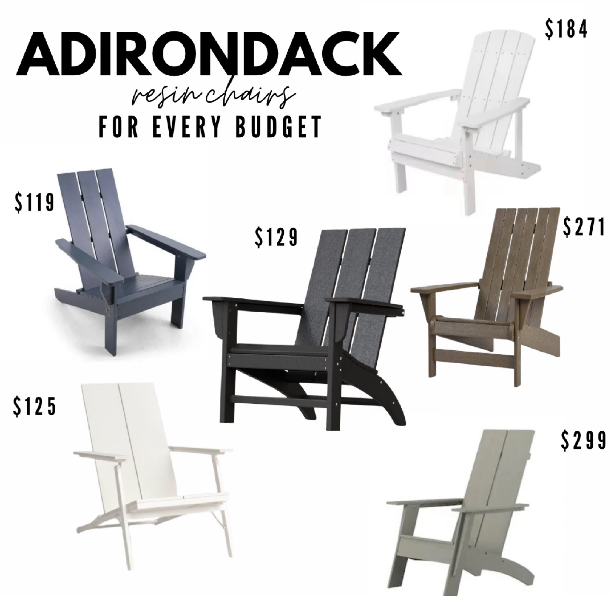  Adirondack Chairs for every budget!  resin material 

#LTKhome