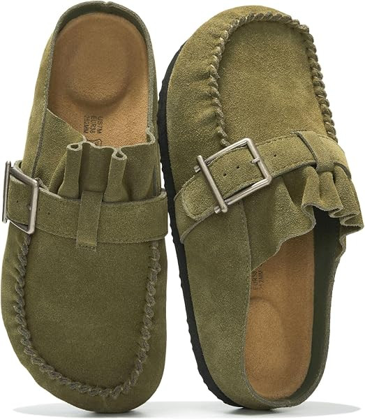 Project Cloud 100% Genuine Leather Clogs for Women - Women's Mules & Clogs | Amazon (US)