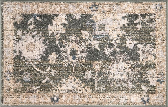 Simply Southern Cottage Southern Heritage - 2' x 3' Rectangle in Sage Green, Floral Traditional A... | Amazon (US)