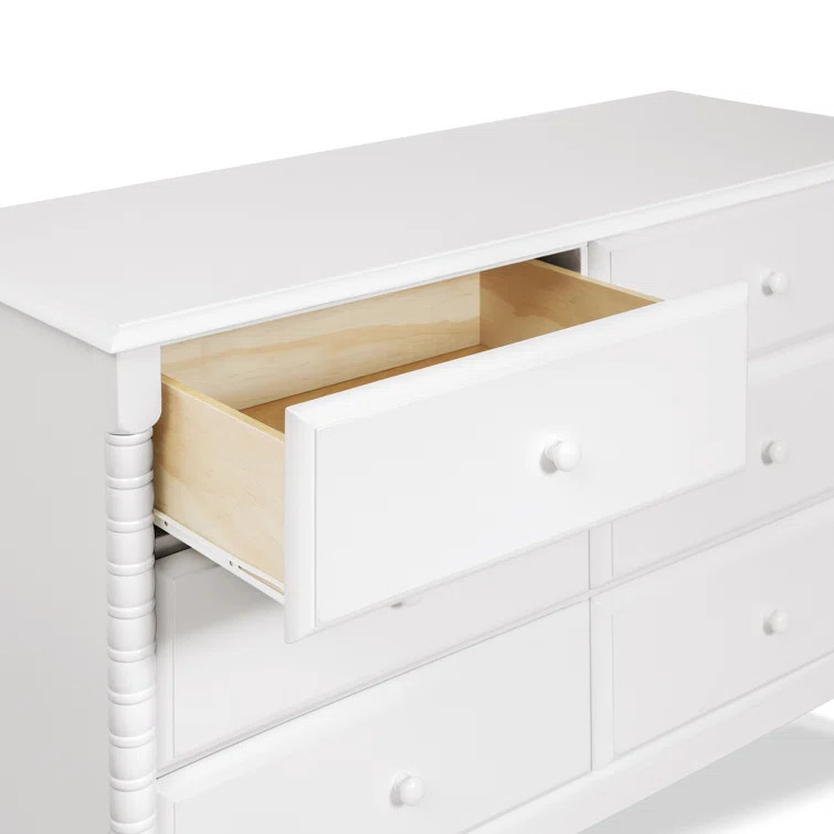 Jenny Lind Spindle 6 Drawer 48" W Double Dresser | Wayfair North America