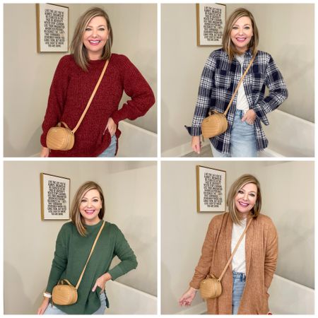 These tops from Walmart are all under $22 and they are soft and GREAT for layering this fall! Also found this super cute gem of a Crossbody bag that’s quilted and the perfect size for almost any adventure! #ad #walmartpartner#iywyk #Walmartfashion

#LTKfindsunder50 #LTKstyletip #LTKHoliday