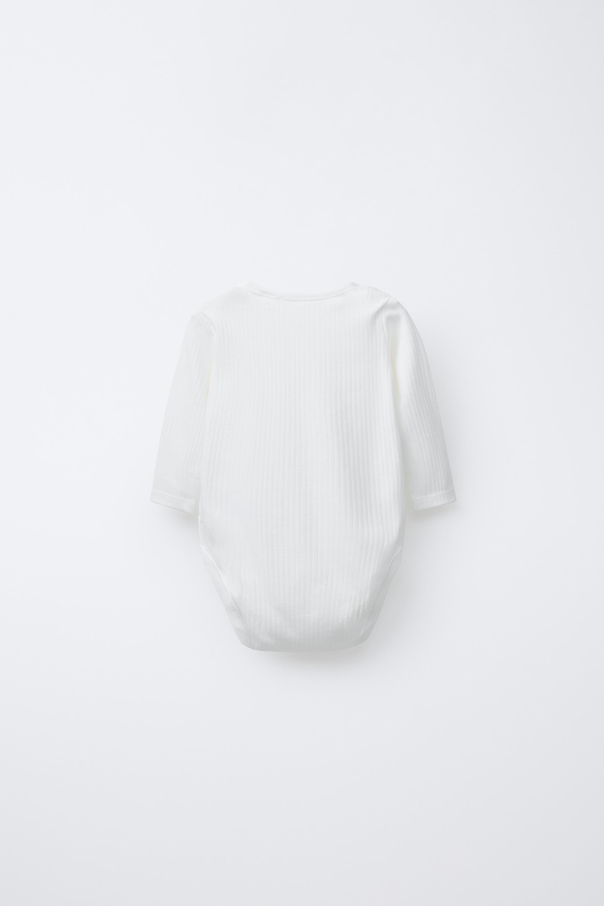 6 MONTHS-3 YEARS/ THREE-PACK OF LONG SLEEVE BODYSUITS | Zara US