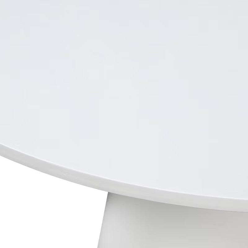 North Bay Round Dining Table White - Buylateral: 6-Seater, Pedestal Base, MDF & Rubberwood | Target