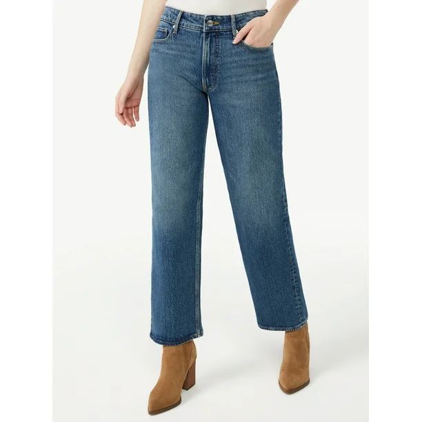 Free Assembly Women’s 90’s Relaxed Jeans - Walmart.com | Walmart (US)