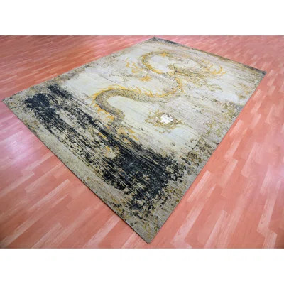 Carletto One-of-a-Kind Rectangle 9' X 12'1" 1950s Wool Area Rug Beige | Wayfair North America