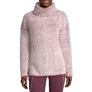 Xersion Womens Mock Neck Long Sleeve Sweatshirt | JCPenney