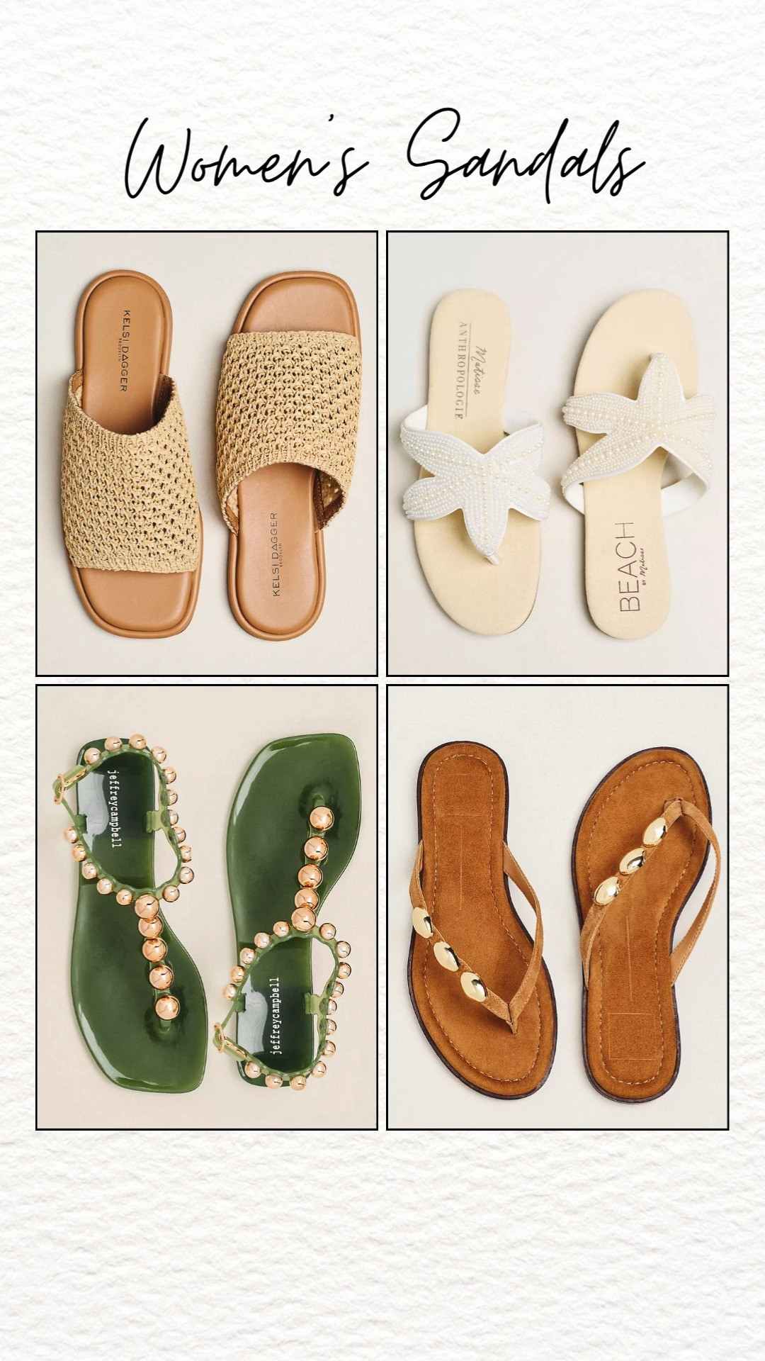 Anthropologie sandals bring effortless style with elevated details, from woven textures and leather straps to platform soles and chic minimalist silhouettes ☀️ Perfect for spring outfits, summer outfits, vacation looks, and everyday warm-weather styling, these women’s sandals pair beautifully with dresses, linen sets, and casual denim.

#Anthropologie #AnthropologieStyle #AnthropologieSandals #WomensSandals #SummerSandals #SpringShoes #VacationOutfit #SummerOutfit #ResortWear #CasualChic #LeatherSandals #PlatformSandals #StrappySandals #BeachVacation #WarmWeatherStyle 

 #LTKSaleAlert