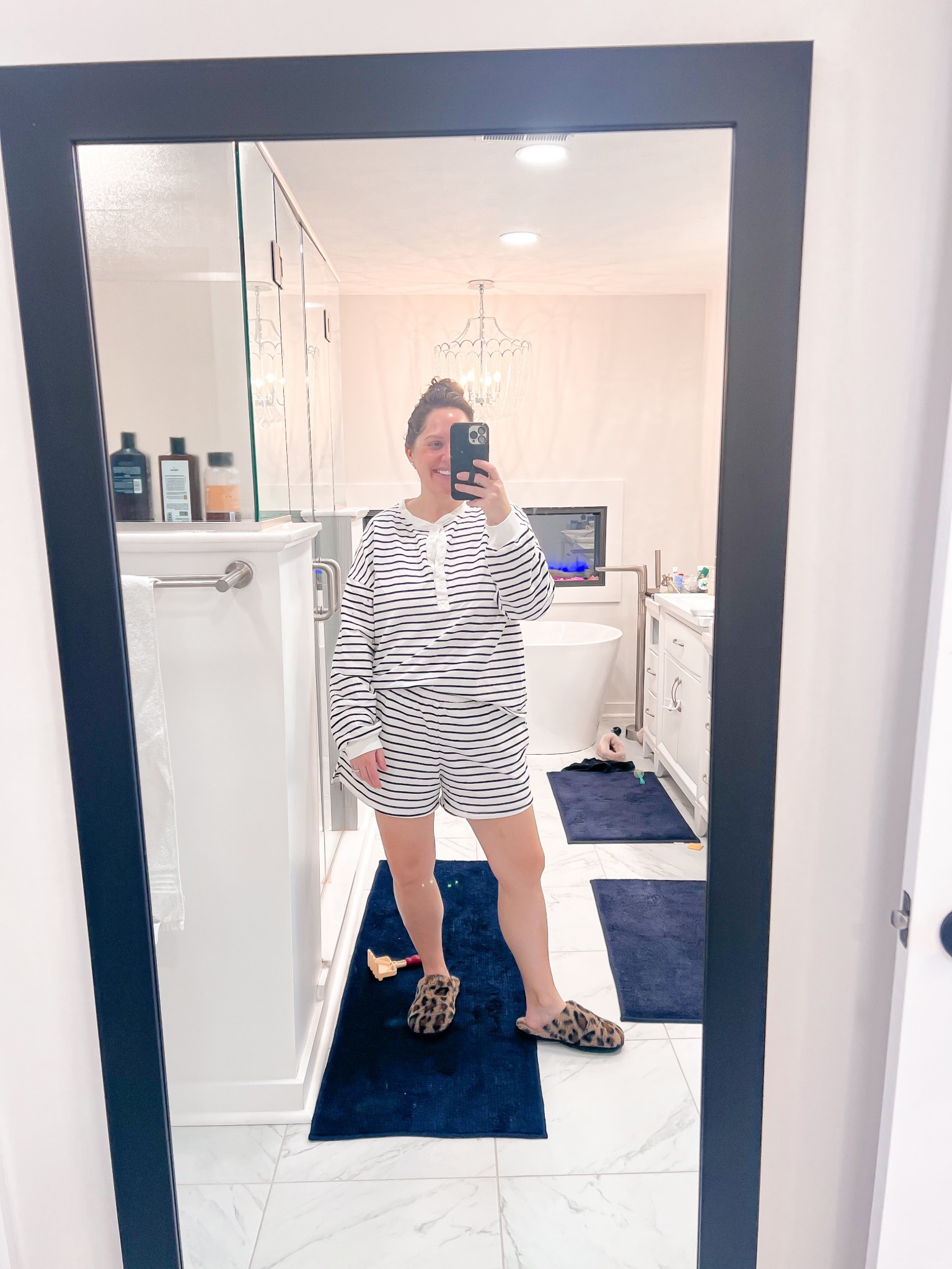 Spring outfit 
Ootd 
Matching set 
Stripped set 

Linking a similar set as mine is sold out currently  

#LTKFindsUnder50 #LTKSeasonal