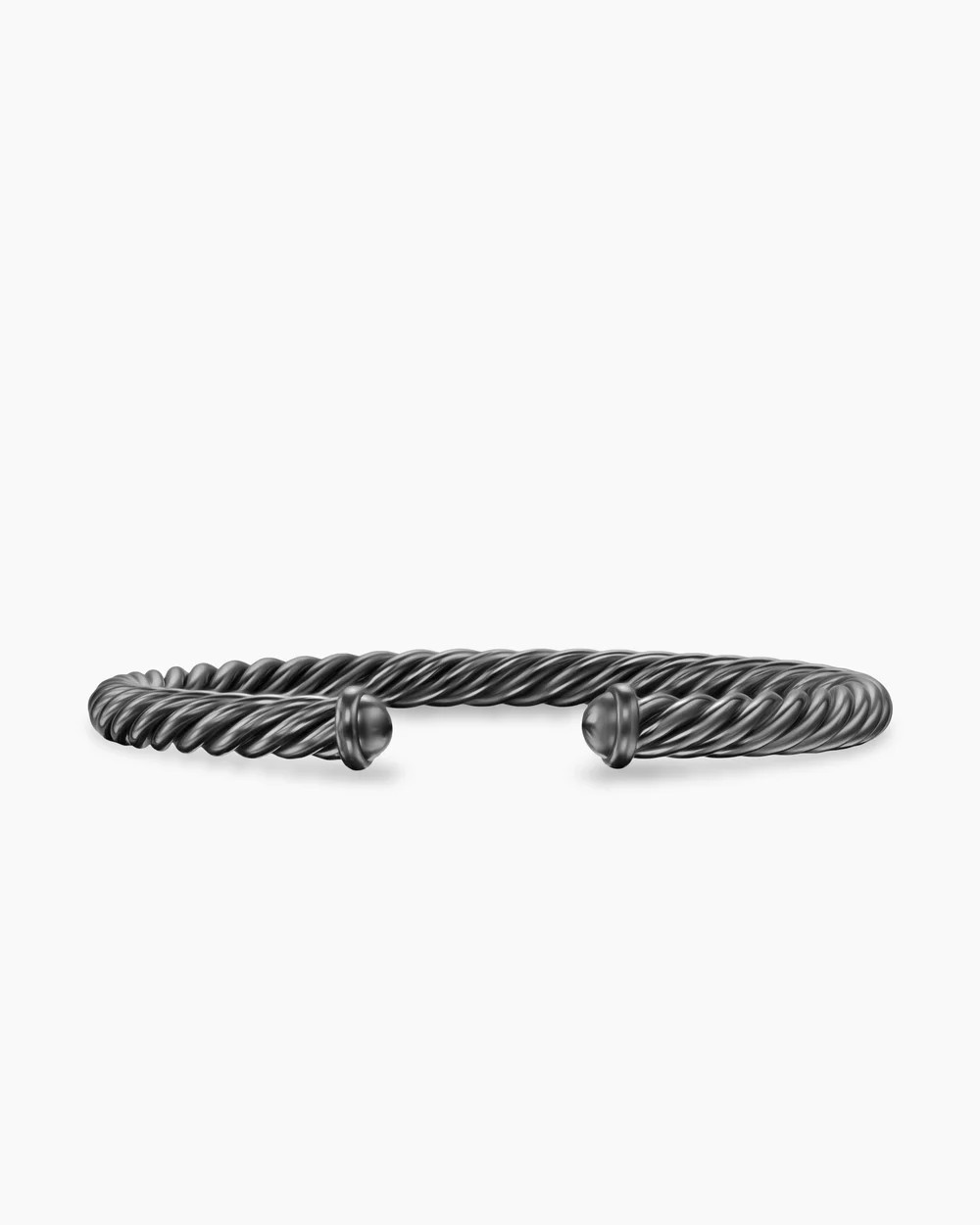 David Yurman | Cable Cuff Bracelet in Grey Aluminum, 6mm | David Yurman