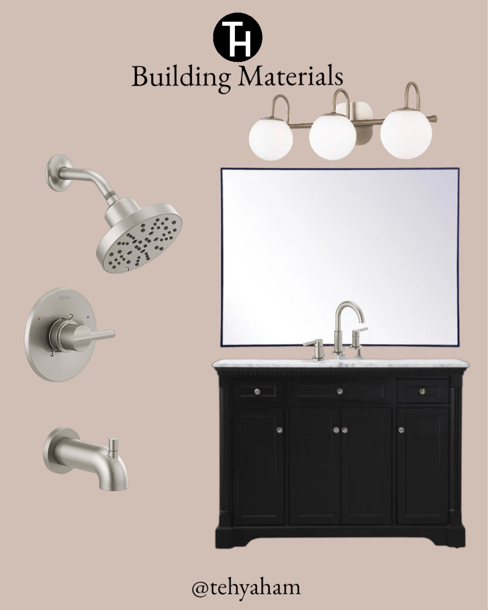 Bathroom Setup with Faucets, Vanity, Mirror & Light! 

#LTKFind #LTKsalealert #LTKhome