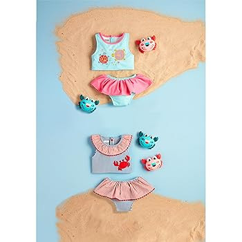 Mud Pie Girls' Standard Turtle Applique 2pc Swimsuit | Amazon (US)