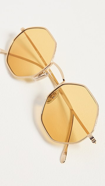 Broome Gold With Honey See Through Lenses | Shopbop