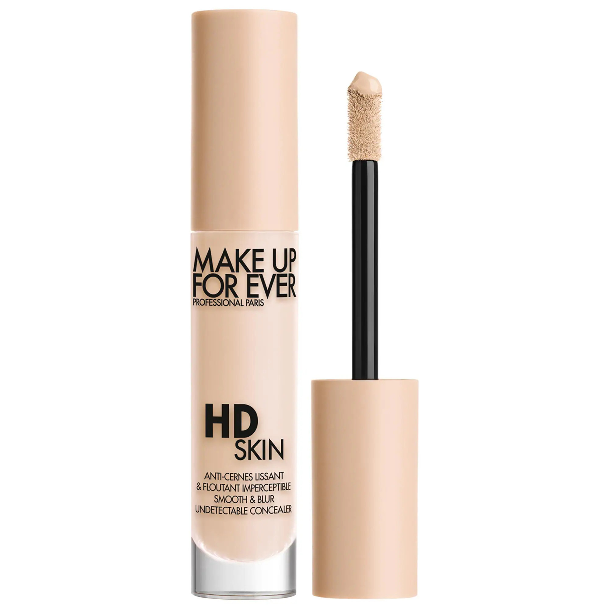 MAKE UP FOR EVER Anticernes lissant et flouttant indétectable sous les yeux HD Skin 1.1(N) - Lace 0.17 oz / 5 ml | Sephora (US)