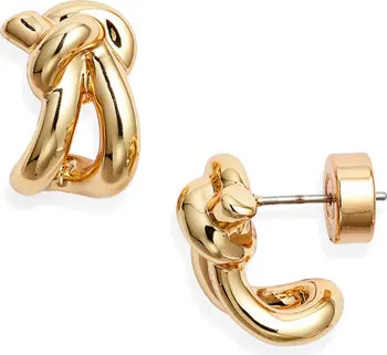 Nordstrom Demi Fine Knot Huggie Hoop Earrings | Nordstrom | Nordstrom