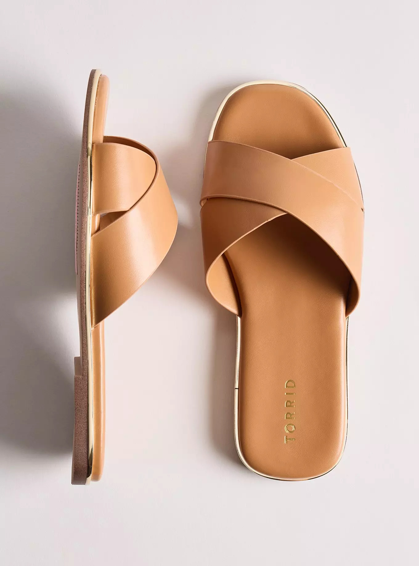 Criss-Cross Metal Trim Slide (WW) | Torrid (US & Canada)