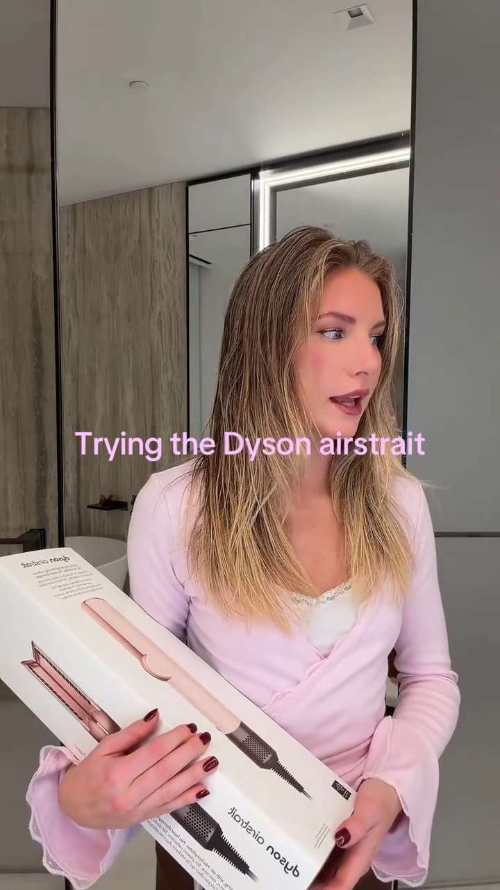 try the Dyson Airstrait with me! 

 #LTKBeauty