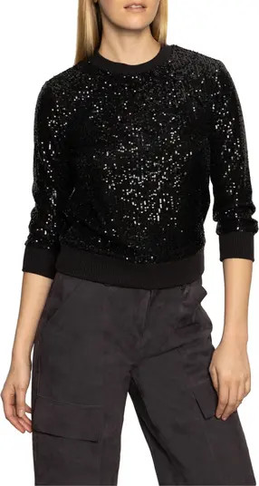 Relaxed Sparkle Knit Top | Nordstrom