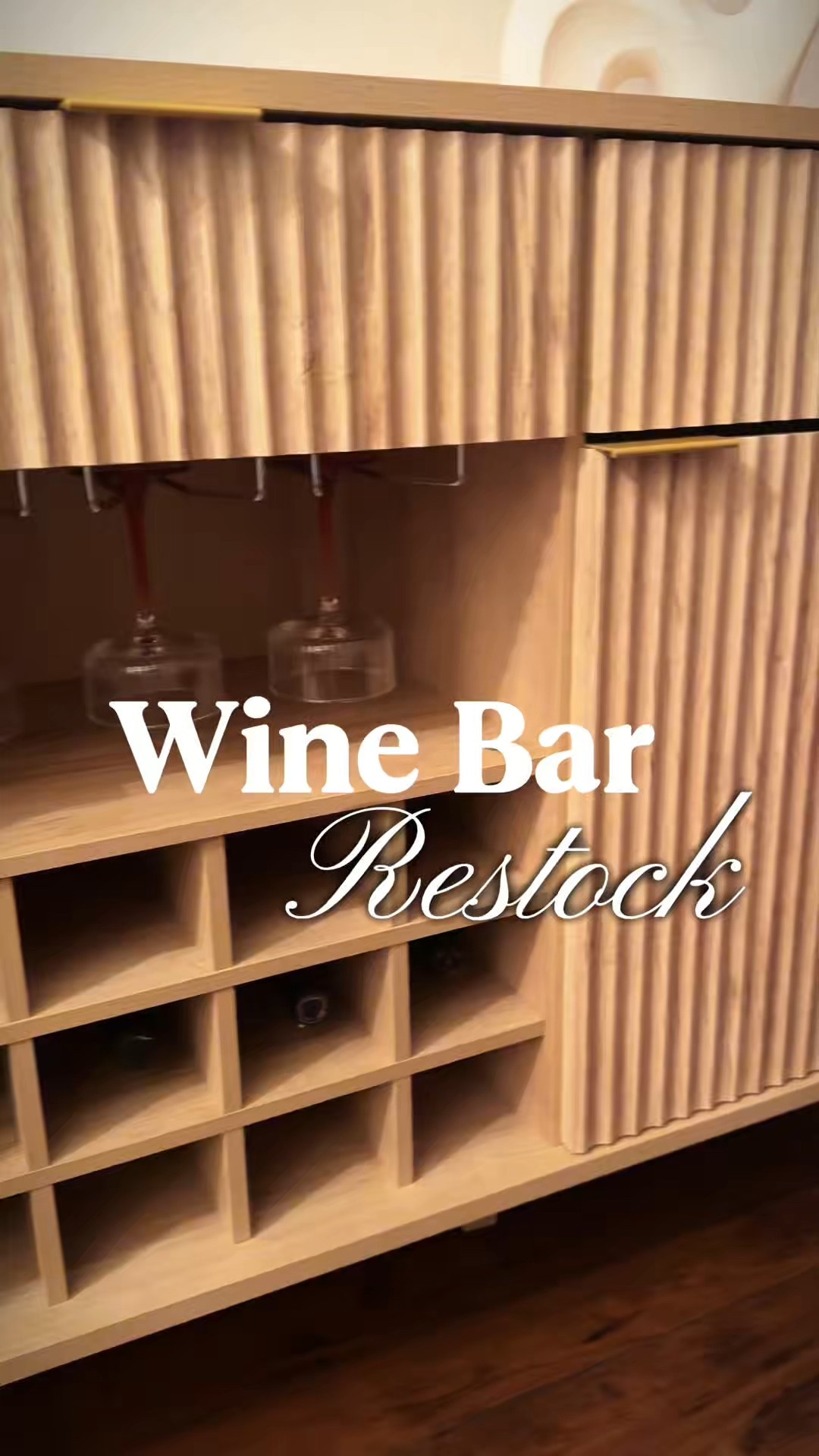 Since I have stepped into my hosting era it was only right to get a wine bar for those special occasions. The wine bar has two cabinets to store drinks or whatever you decide, plus three drawers for additional storage space and hosting essentials. It has 12 wine slots and racks for glasses, a bonus is that the racks can be removed.




#LTKHome #LTKSaleAlert #LTKFindsUnder100