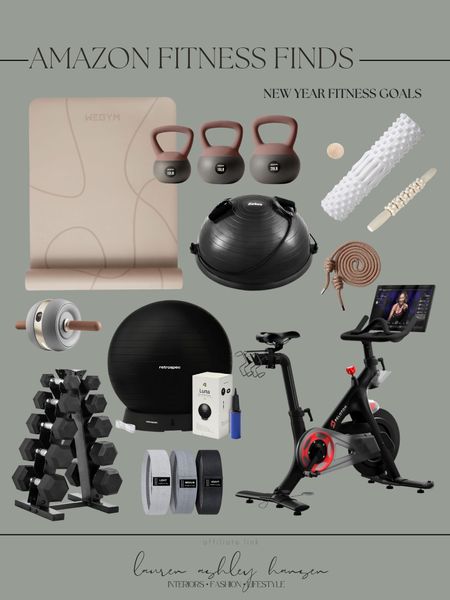 With the new year approaching, many of us will be implementing new fitness goals. All of these Amazon finds are perfecting for setting up your own workout station at home and achieving those goals! We love our at home workout equipment, especially our peloton bike and treadmill! 

#LTKhome #LTKfitness