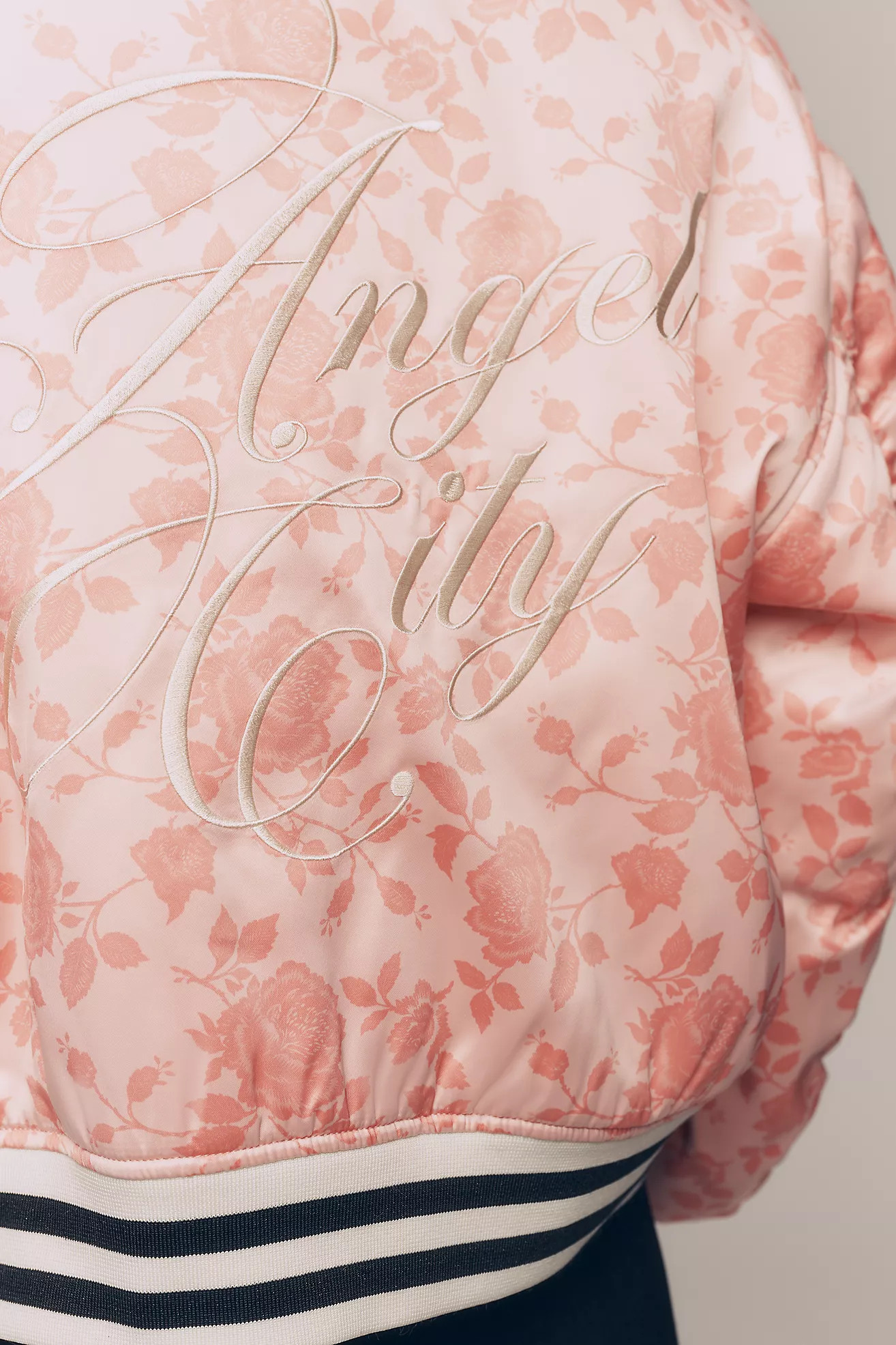 Wild Collective Angel City Varsity Bomber Jacket | Anthropologie (US)