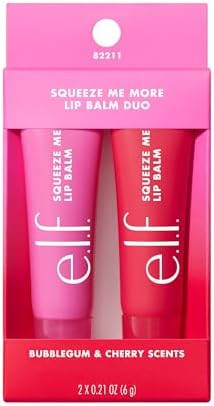 e.l.f. Squeeze Me More Lip Balm Duo, Moisturizing Balm For A Sheer Tint Of Color, Made With Hyalu... | Amazon (US)