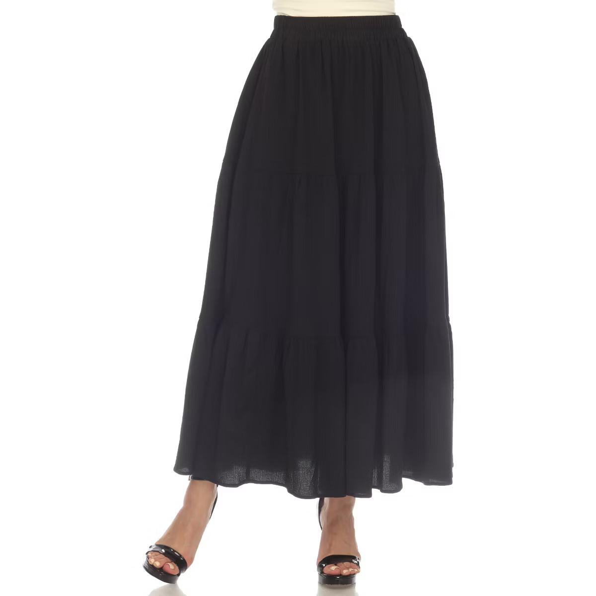Women's Pleated Tiered Maxi Skirt | Target