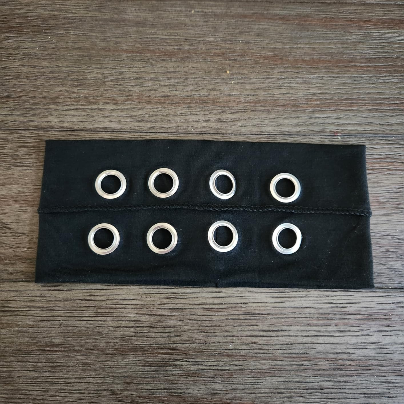 Juglok Grommet Eyelet Headband with Holes for Women, Stretch Punk Y2K Headband, Gothic Rock Hair ... | Amazon (US)