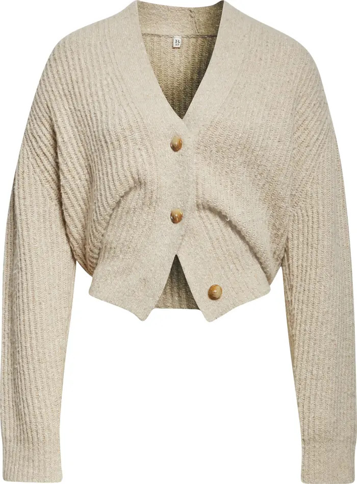 Split Hem Wool Blend Cardigan | Nordstrom