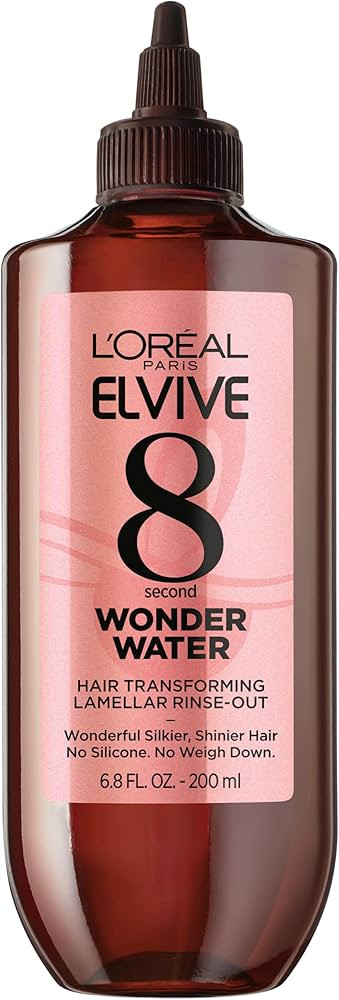 L’Oreal Paris Elvive 8 Second Wonder Water Lamellar, Rinse out Moisturizing Hair Treatment for ... | Amazon (US)