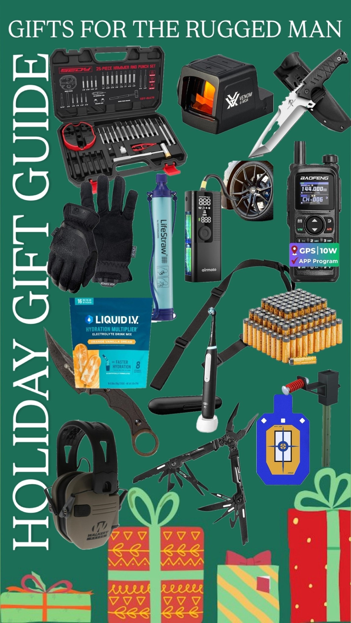 Need gifts for the guy who’s hard to shop for? My husband hand picked every single one of these gifts for the rugged, outdoorsy, no nonsense man in your life and they’re on Black Friday deals! Everything is tough tested and man approve

#LTKCyberWeek #LTKMens #LTKGiftGuide