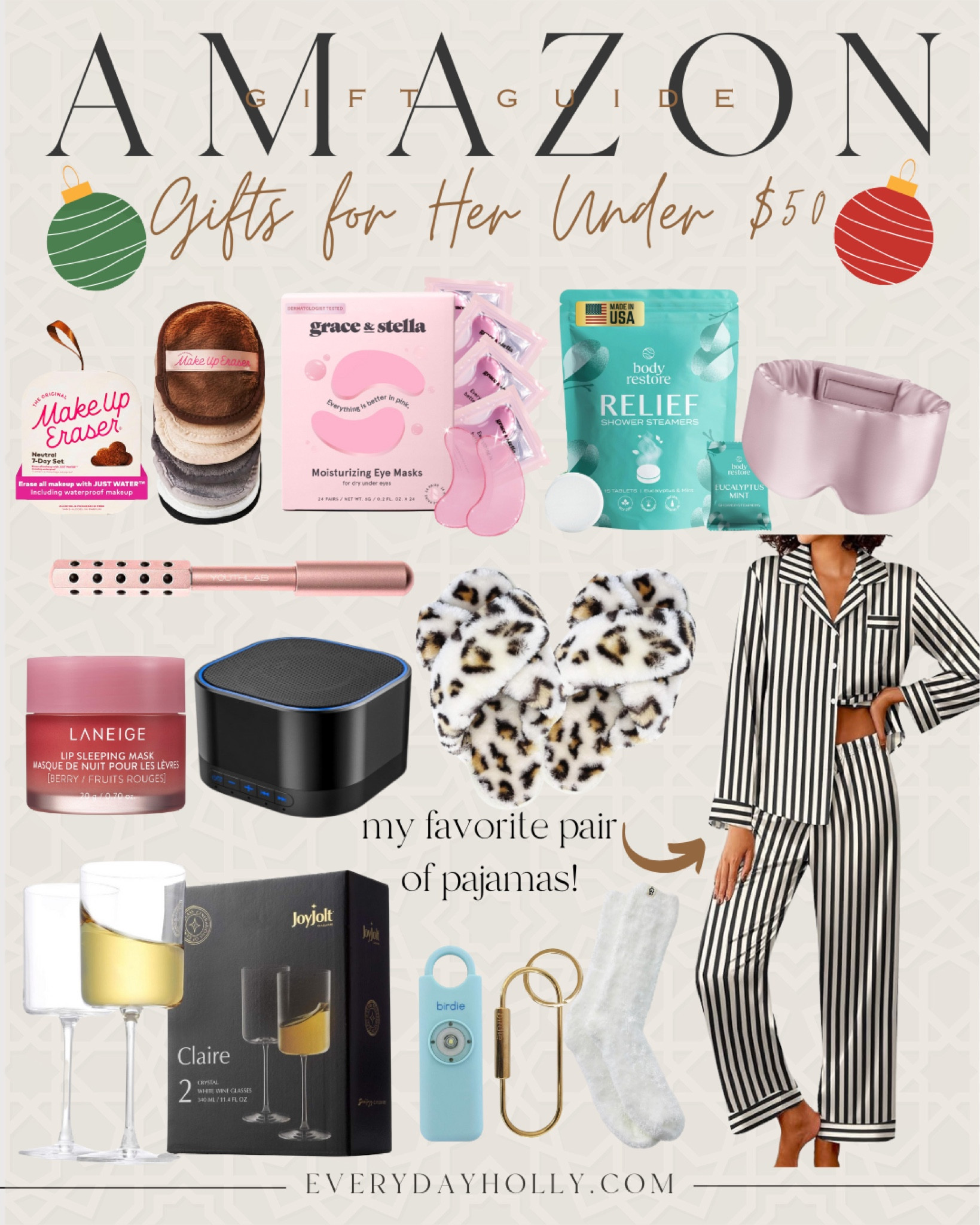 Gifts for Her for $50

Gift guide  gift ideas  gifts for her  gifts under $50  beauty  skincare  pajama set  self care  wine glasses  EverydayHolly

#LTKfindsunder50 #LTKbeauty #LTKSeasonal