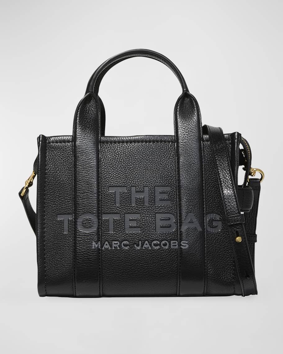 The Marc Jacobs Traveler Logo Leather Mini Tote Bag | Neiman Marcus