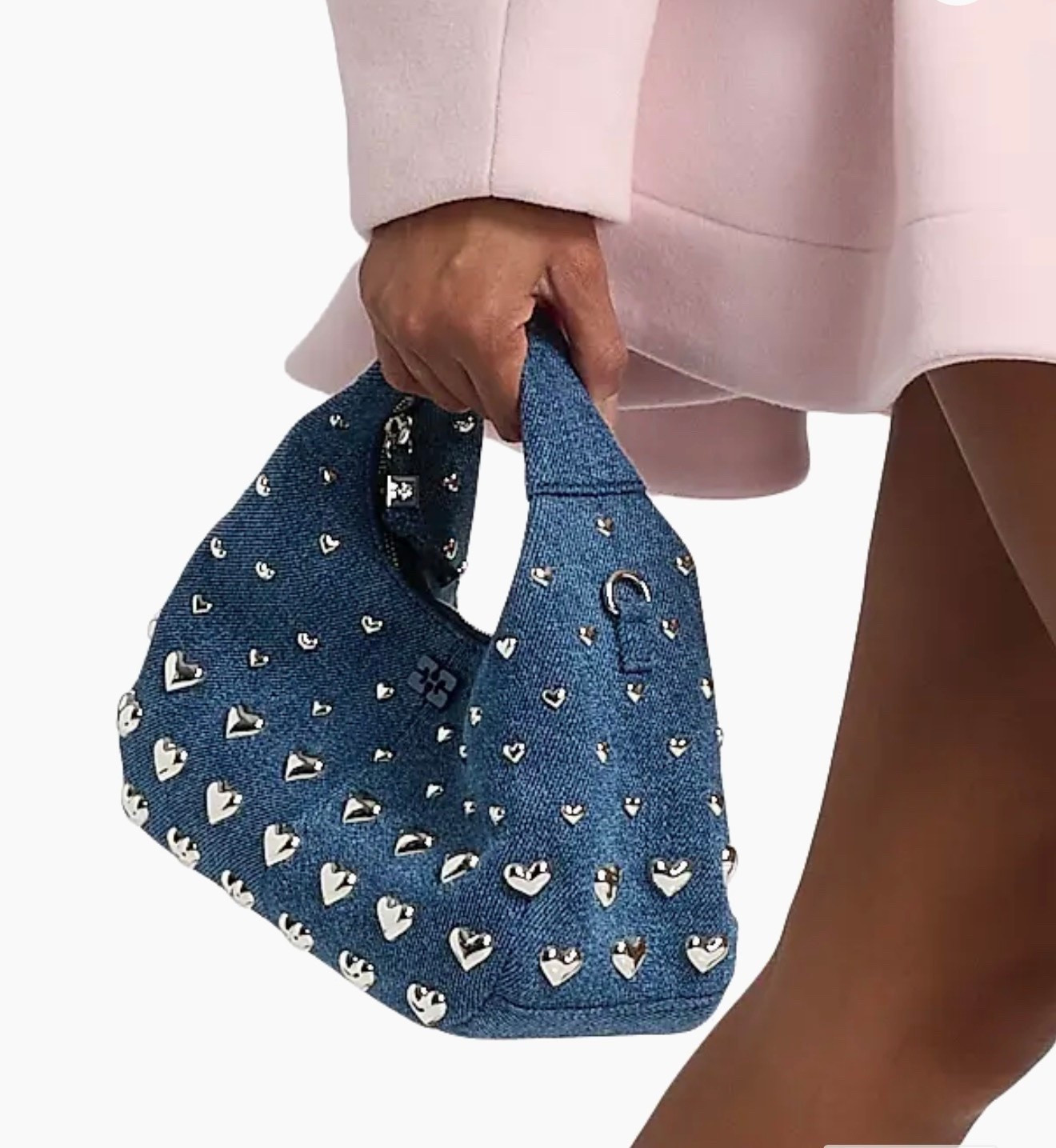 Ganni

Mini Heart Stud Denim Hobo Bag

#LTKSeasonal #LTKTravel #LTKWorkwear