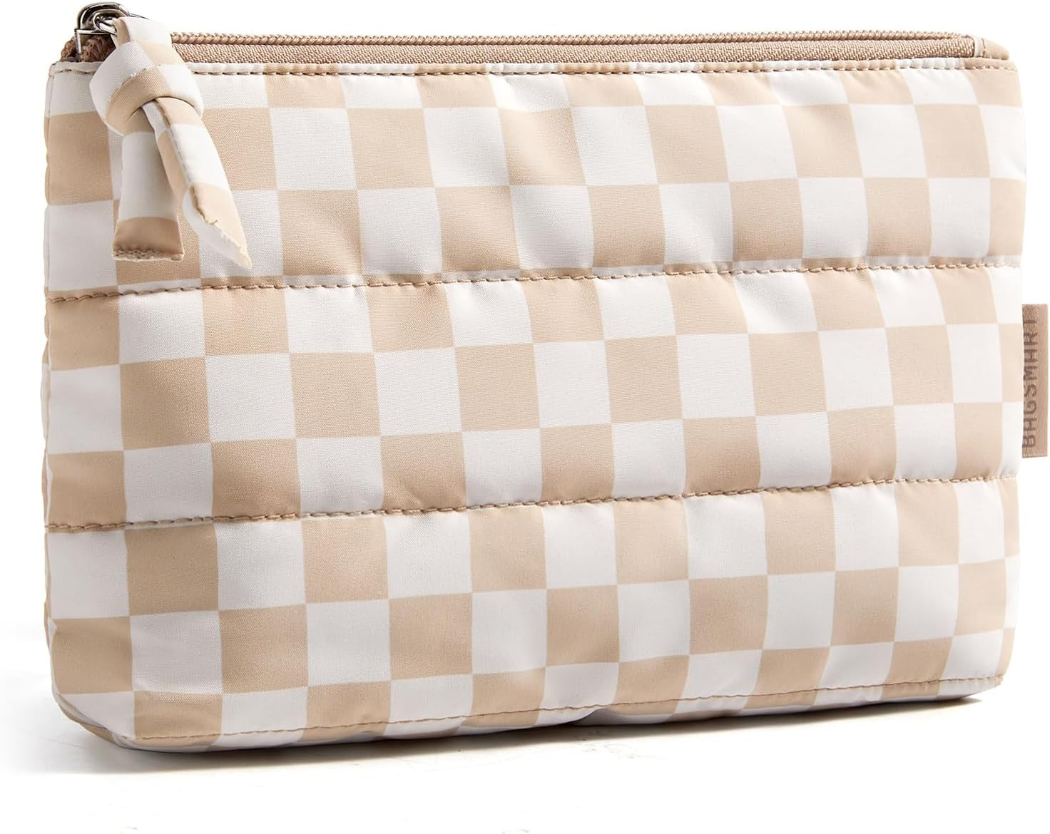 BAGSMART Small Makeup Bag, Machine Washable Puffy Cosmetic Pouch | Amazon (US)