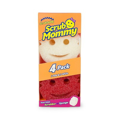 Scrub Daddy Dual-Sided Scrubber Sponge - 4ct | Target