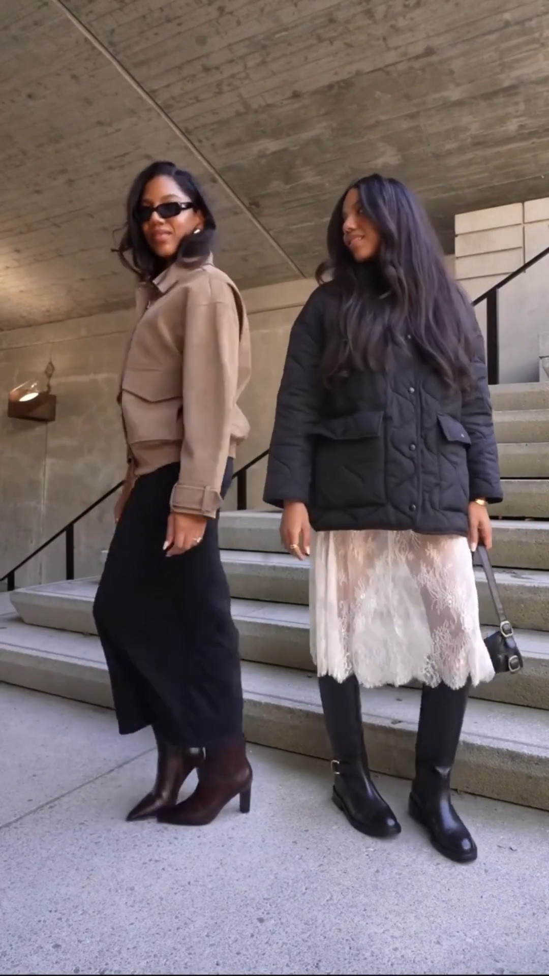 Suede jacket- size s/m
Lave skirt- size xs

Fall looks just got elevated with these boots from @brownsshoes. They’re waterproof for those rainy fall days but still chic and fit into my everyday style.

Browns shoes | fall boots | knee high boots | ankle boots | waterproof boots |fall outfit ideas | fall outfit inspo | artica boots | brown faux suede jacket | dynamite jacket | fitted black pull on maxi skirt | brown pointed toe block heeled leather boots | waterproof leather boots | black moto knee high boots with buckle | dynamite sheer lace maxi skirt | lioness dusk till dawn quilted puffer jacket | lightweight quilted puffer jacket | fall style

#LTKSeasonal #LTKShoeCrush